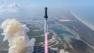 Zborul inaugural al Starship V3; Sursa foto: X / @SpaceX